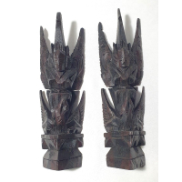 2 Indonesische Garuda vogelbeeldhouw kunstwerken